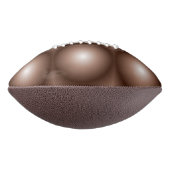 Geometrische 3D Circle Dunkelbraune Mocha Mousse W Football (Gedreht 90)