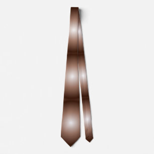 Geometrische 3D Circle Dunkelbraune Mocha Mousse W Krawatte