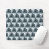 Geometrische 3D-Kuben Mousepad (Mit Mouse)