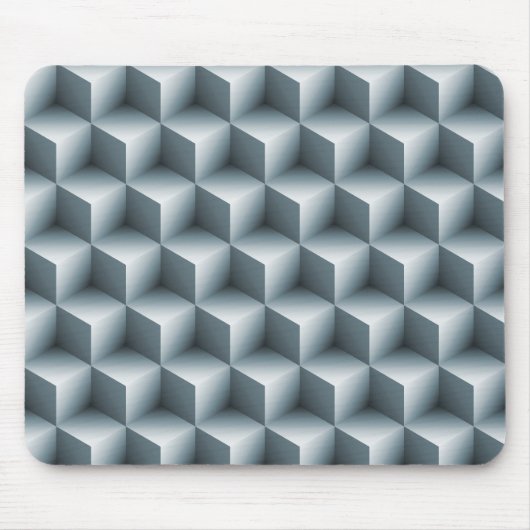 Geometrische 3D-Kuben Mousepad (Vorne)