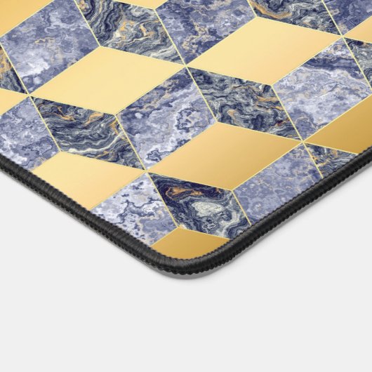 Geometrische 3D-Quadrate Schreibtischunterlage (Ecke)