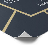 geometrische 60 Gründe für die Liebe Poster (Ecke)