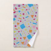 Geometrische Abbildung 2 Badhandtuch Set (Handtuch)