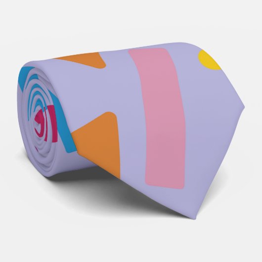 Geometrische Abbildung 3 Krawatte (Gerollt)