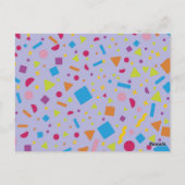 Geometrische Abbildung 3 Postkarte (Rückseite)