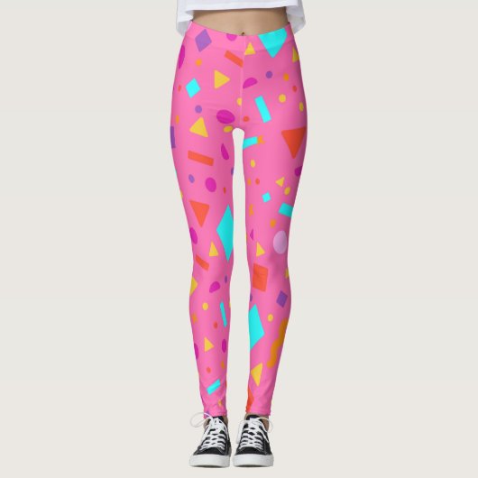 Geometrische Abbildung 4 Leggings (Vorderseite)