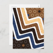 Geometrische Abbildungen 2 Feiertagspostkarte (Vorne/Hinten)