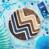 Geometrische Abbildungen 2 Pappteller (Party)