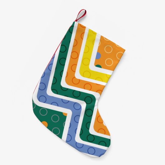 Geometrische Abbildungen 3 Kleiner Weihnachtsstrumpf (Vorderansicht (hängend))