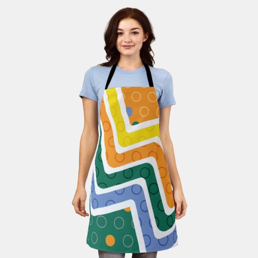 Geometrische Abbildungen 3 Schürze (Getragen)