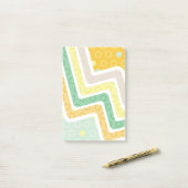 Geometrische Abbildungen 7 Post-it Klebezettel (Auf Schreibtisch)