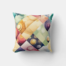 Geometrische Abschnitte Kissen