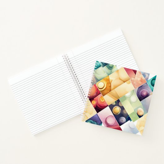 Geometrische Abschnitte Notizblock (Innenseite)