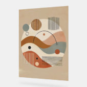 Geometrische Abstrakte Boho Art Print Acrylschild (Winkel)