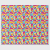 Geometrische, abstrakte Elemente: nahtlos dekorati Geschenkpapier (Flach)