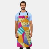 Geometrische, abstrakte Elemente: nahtlos dekorati Schürze (Getragen)