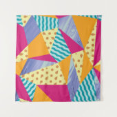 Geometrische, abstrakte Elemente: nahtlos dekorati Wandteppich (Vorderseite (Horizontal))