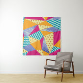 Geometrische, abstrakte Elemente: nahtlos dekorati Wandteppich (Beispiel)