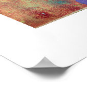 Geometrische Abstrakte Erdtöne Poster (Ecke)