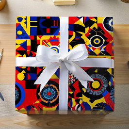 Geometrische Abstrakte Geschenke für Grafikdesigne Geschenkpapier