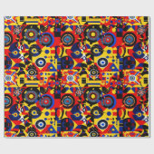 Geometrische Abstrakte Geschenke für Grafikdesigne Geschenkpapier (Flach)