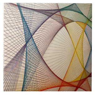 Geometrische Abstrakte Keramik Fliese