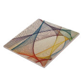 Geometrische Abstrakte Keramik Fliese (Seite)
