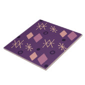 Geometrische Abstrakte Kunst der 1950er Jahre Lila Fliese (Seite)