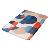 Geometrische Abstrakte Kunst des skandinavischen M Badematte (Schrägansicht)