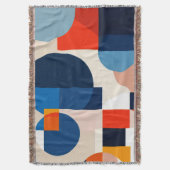 Geometrische Abstrakte Kunst des skandinavischen M Decke (Vorderseite Vertikal)