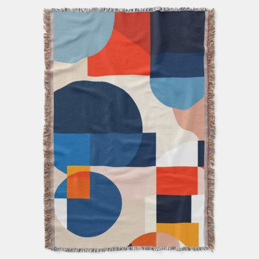 Geometrische Abstrakte Kunst des skandinavischen M Decke (Vorderseite Vertikal)