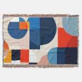 Geometrische Abstrakte Kunst des skandinavischen M Decke (Vorderseite)