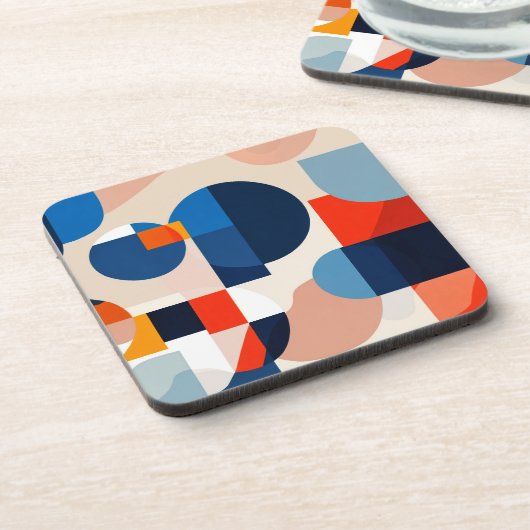Geometrische Abstrakte Kunst des skandinavischen M Getränkeuntersetzer (Linke Seite)