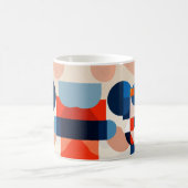 Geometrische Abstrakte Kunst des skandinavischen M Kaffeetasse (Mittel)