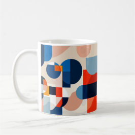 Geometrische Abstrakte Kunst des skandinavischen M Kaffeetasse