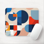 Geometrische Abstrakte Kunst des skandinavischen M Mousepad (Mit Mouse)