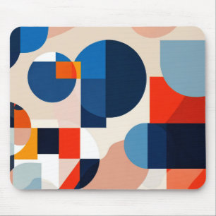 Geometrische Abstrakte Kunst des skandinavischen M Mousepad