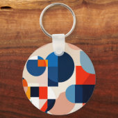 Geometrische Abstrakte Kunst des skandinavischen M Schlüsselanhänger (Vorderseite)