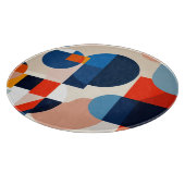 Geometrische Abstrakte Kunst des skandinavischen M Schneidebrett (Ecke)