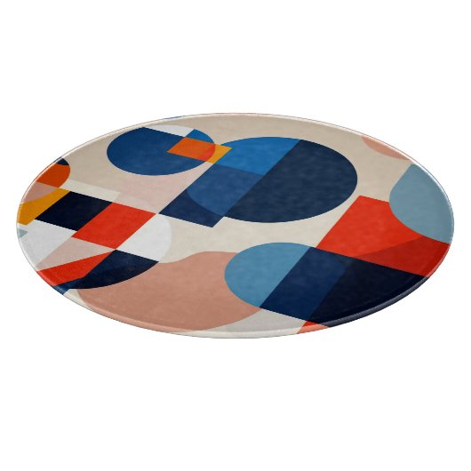 Geometrische Abstrakte Kunst des skandinavischen M Schneidebrett (Ecke)