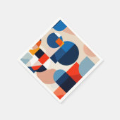 Geometrische Abstrakte Kunst des skandinavischen M Serviette (Ecke)