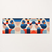 Geometrische Abstrakte Kunst des skandinavischen M Yogamatte (Rückseite (Horizontal))