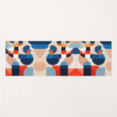 Geometrische Abstrakte Kunst des skandinavischen M Yogamatte (Vorderseite (Horizontal))