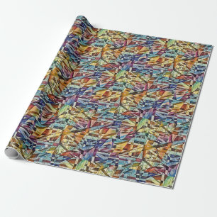 Geometrische Abstrakte Kunst Geschenkpapier