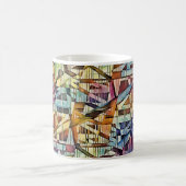 Geometrische Abstrakte Kunst Kaffeetasse (Mittel)