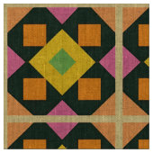 Geometrische Abstrakte Kunst mit lebhaften Farben Stoff (Nahaufnahme)