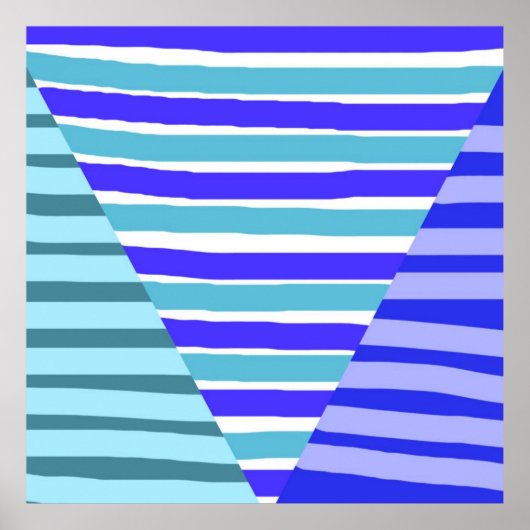 geometrische abstrakte Kunst Poster (Vorne)