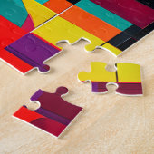 Geometrische Abstrakte Kunst Puzzle (Seite)