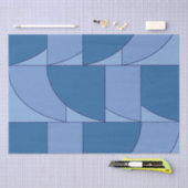 Geometrische Abstrakte Kunst Seidenpapier (Handwerk)