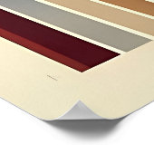 Geometrische Abstrakte Kunst zum Feiern von Frauen Poster (Ecke)